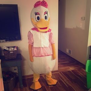 Daisy Duck mascot costume